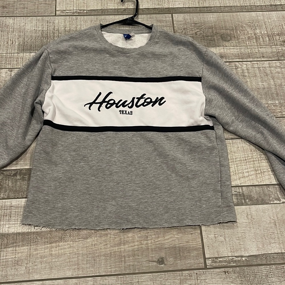 Cropped Houston Texas Sweatshirt